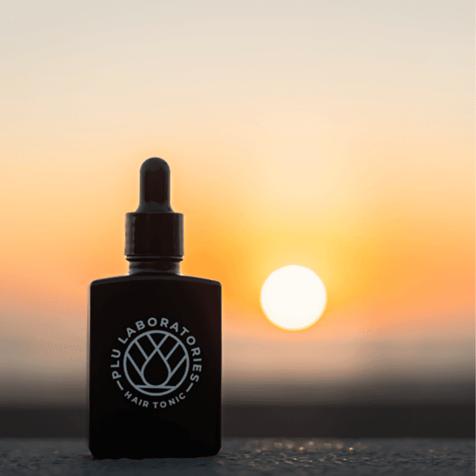 PLU Hair Tonic at Sunset - Square