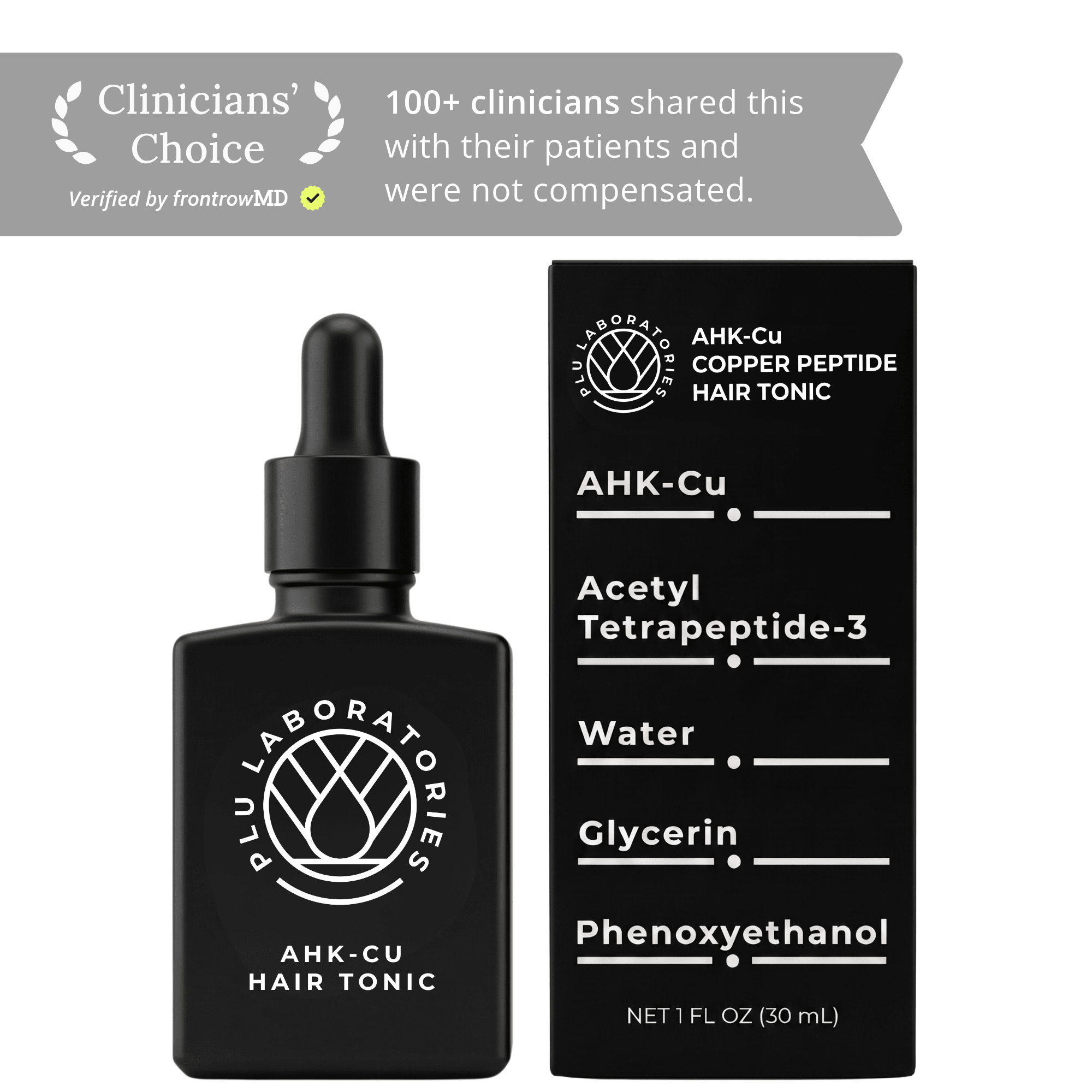 AHK-Cu | Copper Peptide Hair Tonic for Fuller-Looking Hair