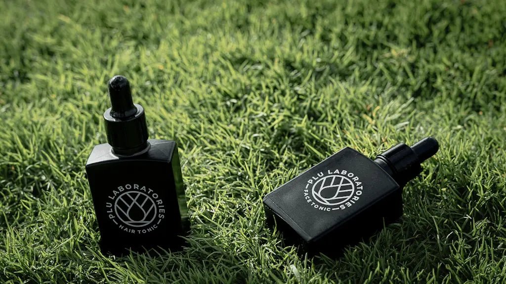 PLU Labs Face and Hair Tonic on Grass
